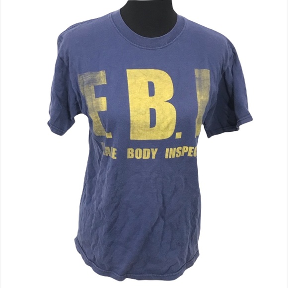 F.B.I. Female Body Inspector Shirt, Blue, Medium - Picture 5 of 5